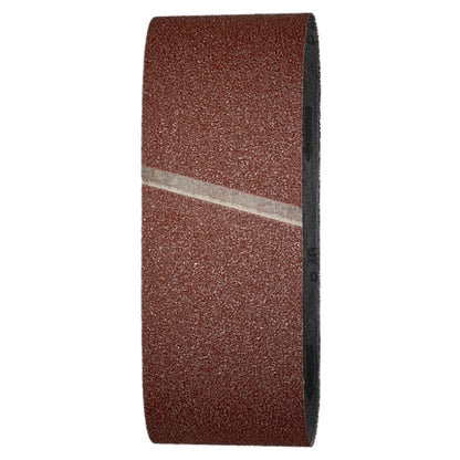 Wolfcraft 6 Piece 80 Grit Fabric Sanding Belts, 76 x 457mm | 3113000