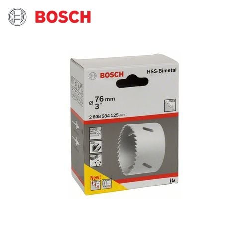 Bosch  Hss Bi-Metal Holesaw For Standard Adapters 76 mm, 3"