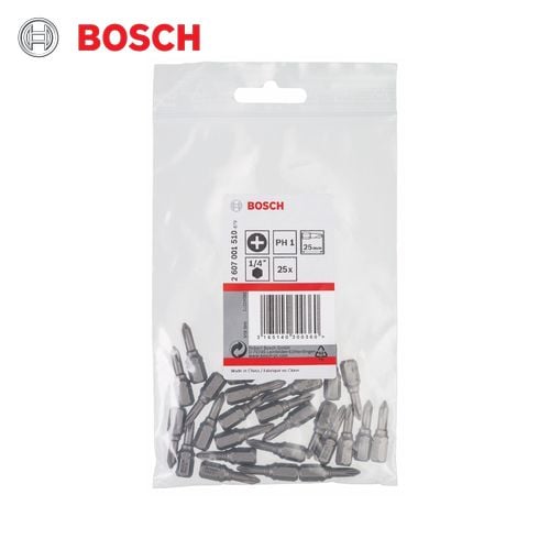 Bosch  Screwdriver Bit Extra Hard PH 1, 25 mm