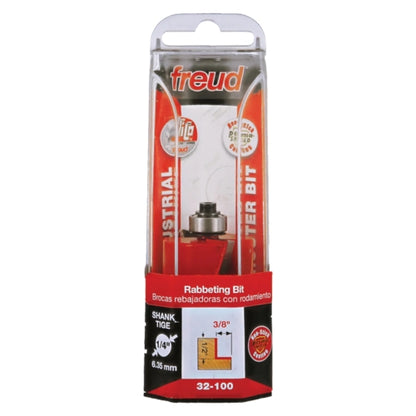 Freud Rabbeting Router Bit, D-34.92mm x h-12.7mm x H-60.7mm x C-12.7mm x R-11.1mm x A-12mm | 32-52012P