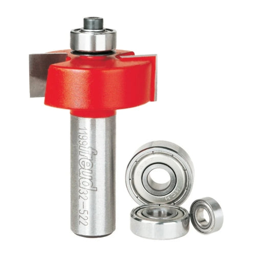 Freud Rabbeting Router Bit Set, D-34.92mm x h-12.7mm H-60.7mm C-9.53-15.88mm x P-9.53-12.7mm x A-1/2" | 32-52250P