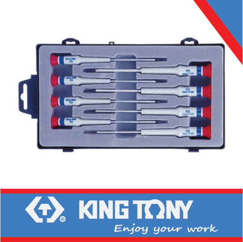 KING TONY SCREWDRIVER SET PRECISION 8PC | 32218MR