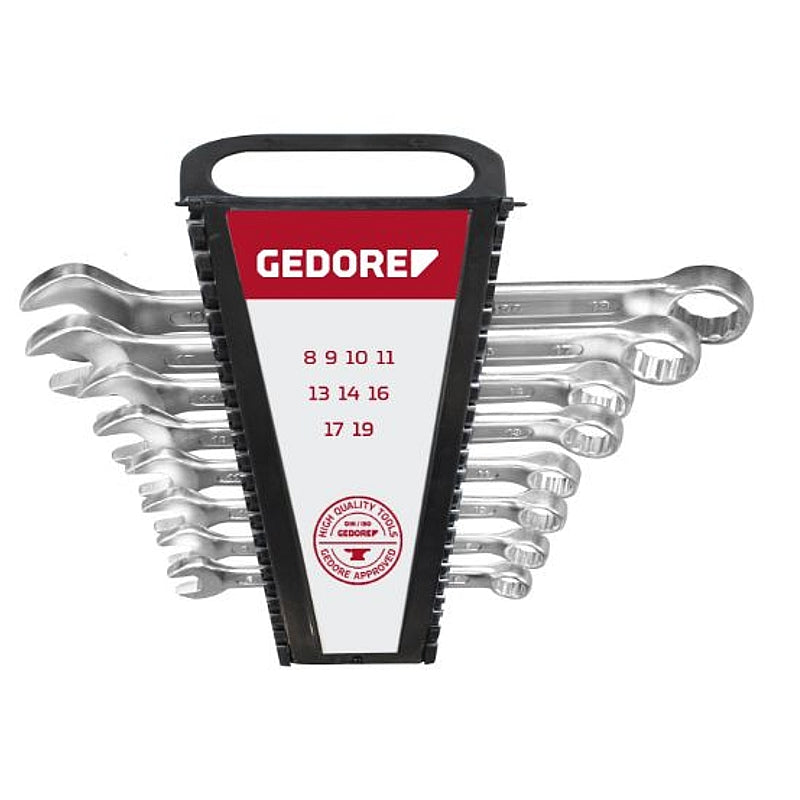 Gedore 8 Piece Metric Combination Spanner Set, 8-19mm (R09105008) | 3300988