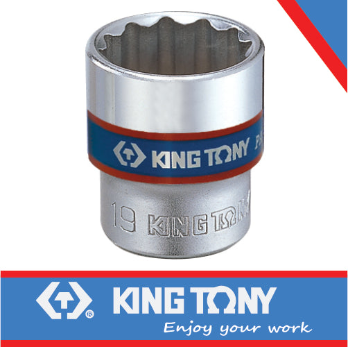 KING TONY SOCKET STANDARD 3/8" X 15MM 12P | 333015M