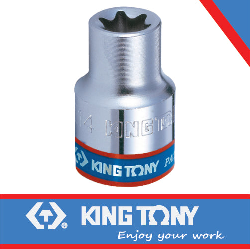 KING TONY SOCKET STANDARD FEMALE TORX 3/8" X E12 | 337512M