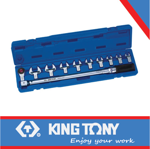 KING TONY TORQUE WRENCH SET INTERCHANGEABLE 11PC SET 8X14MM | 345203D11MR