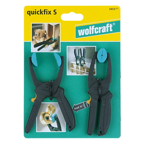 Wolfcraft 2 Piece Quickfix S Ratchet Clamps, 30mm | 3453000