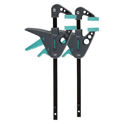 Wolfcraft 2 Piece EHZ One-Hand Clamps 40-100 | 3455100