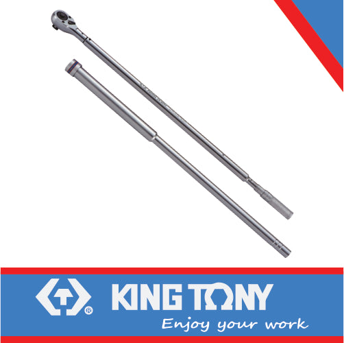 KING TONY 1" HEAVY DUTY ADJUSTABLE TORQUE WRENCH    500 2500NM | 34862 3FF