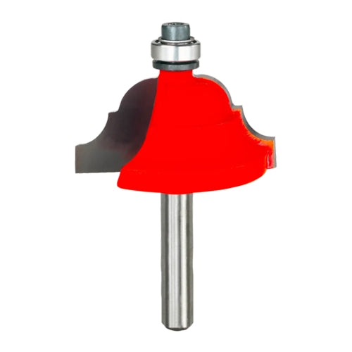 Freud Double Cove Router Bit, D-38.9mm x h-18.3mm x H-60.8mm x C-9.53mm x R-6.35mm x A1/4" | 38-30425P