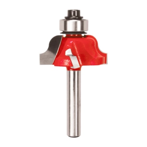 Freud Roman Ogee Router Bit, D-27.0mm x h-13.3mm x H-55.3mm x C-9.53mm x R-4.0mm x A-1/4" | 38-10025P