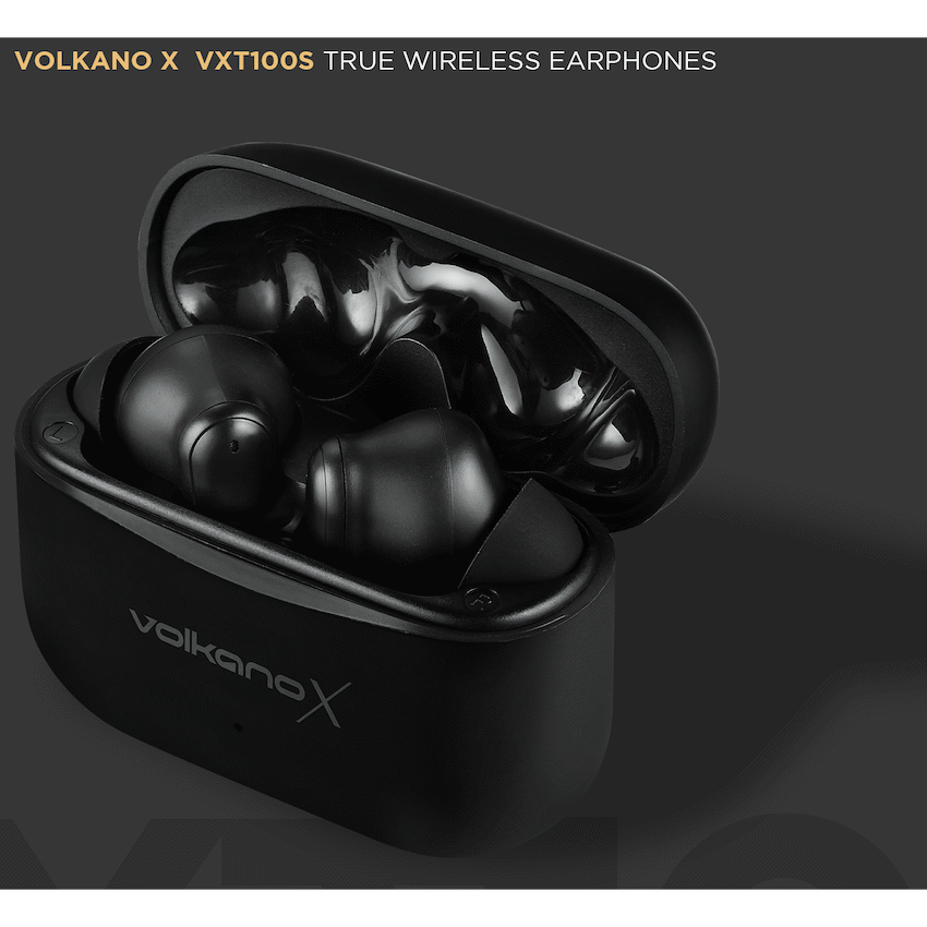 VolkanoX VXT100S TWS Earphones - Black | VKX-1121-BK