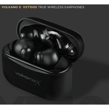 VolkanoX VXT100S TWS Earphones - Black | VKX-1121-BK