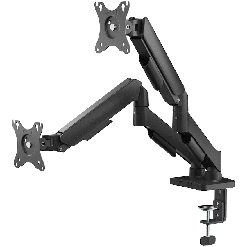 Volkano Steel Series Full Motion Dual Monitor Desk Mount 17" - 32" | VK-4039-BK