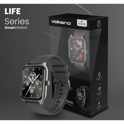 Volkano Life Series Smart Watches - Black | VK-5082-BK[V1]