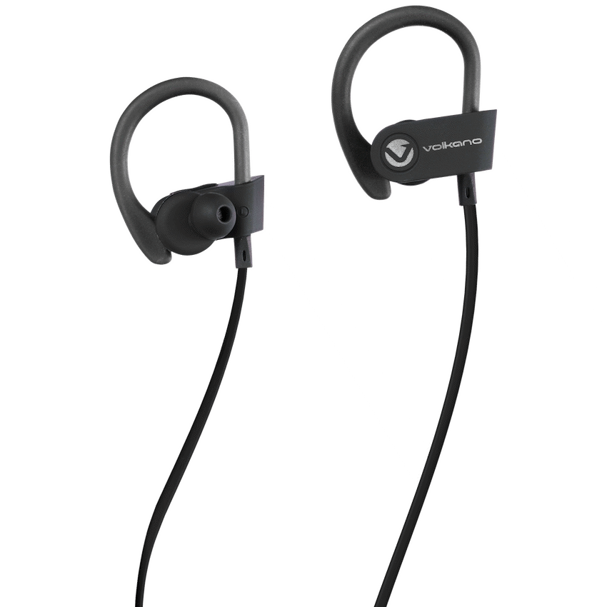 Volkano Race Series Bluetooth Sport Earhook Earphones - Black | VK-1008-BK