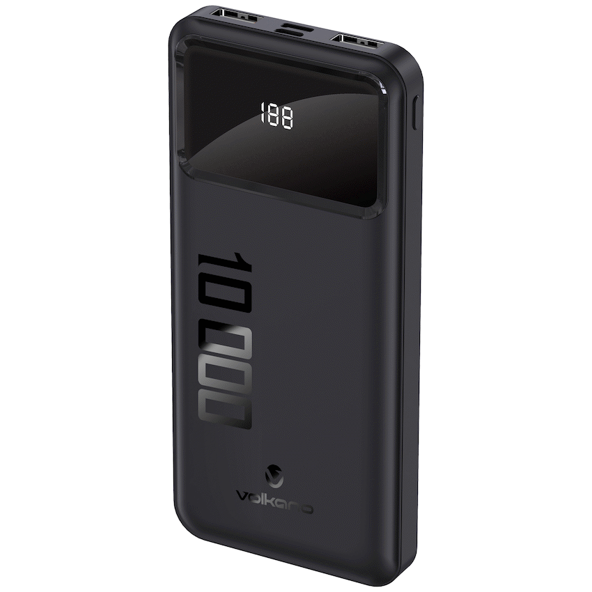 Volkano Punch Series 10000mah Power Bank | VK-9021-BK