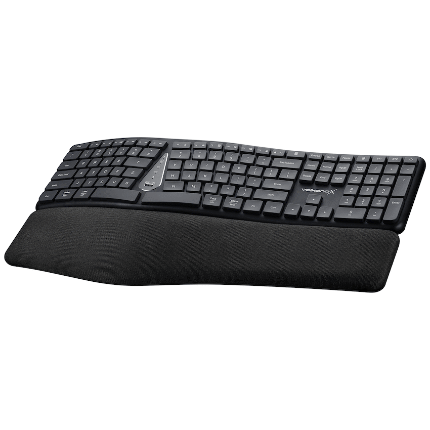 VolkanoX Ergo Bluetooth Wireless Keyboard | VK-20300-BK[V2]