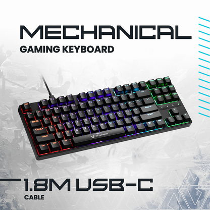 VX Gaming Hermes Series Mechanical Gaming Keyboard | VX-211-BK