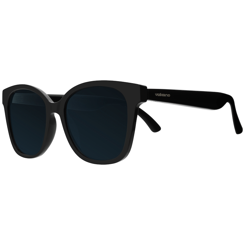 Volkano Sonique Series Bluetooth Audio Glasses - Dark Lenses | VK-80001-BK