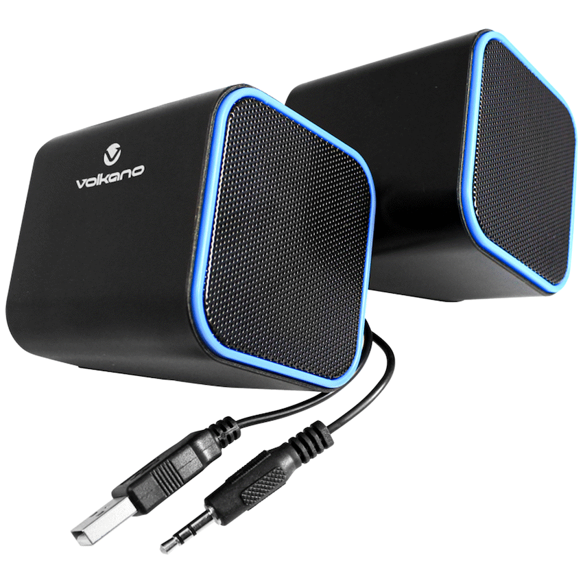 Volkano Diamond Series USB Speaker - Blue | VB-702-BLUE
