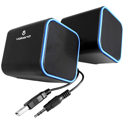 Volkano Diamond Series USB Speaker - Blue | VB-702-BLUE