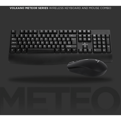 Volkano Meteor Wireless Keyboard and Mouse Combo | VK-20245-BK
