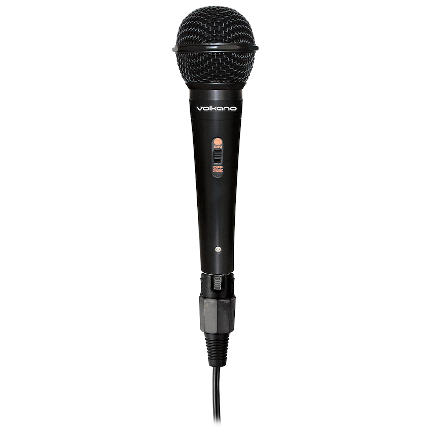 Volkano Ace Series Metal Wired Dynamic Vocal Microphone - Black | VK-30011-BK