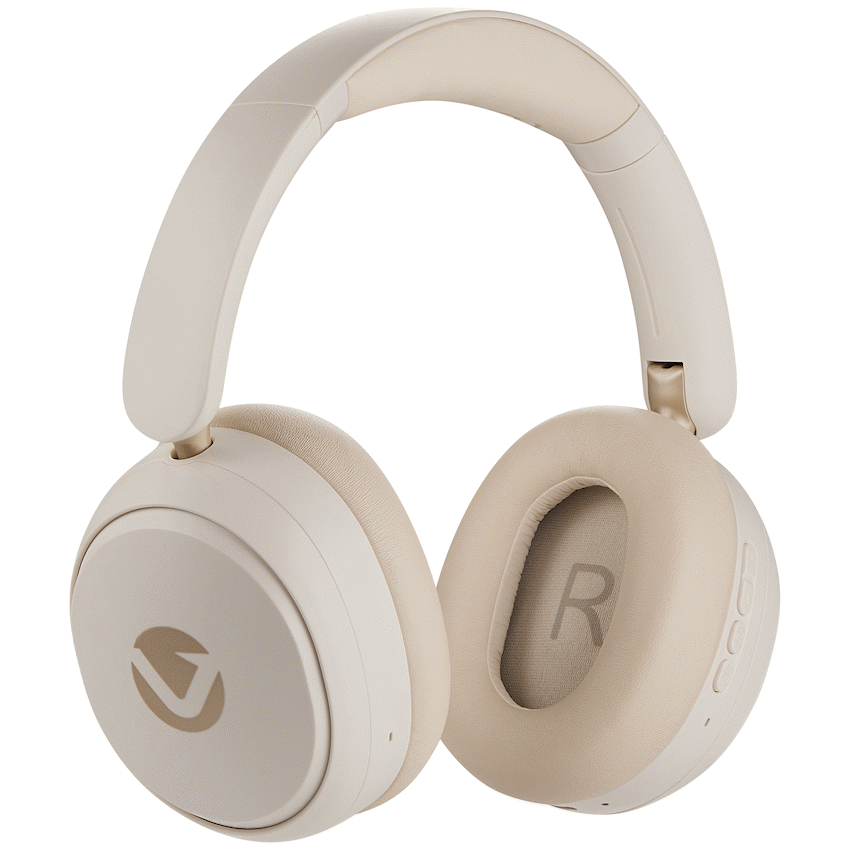 Volkano Lexi Bluetooth Headphone with ANC - Nude | VK-2009-ND