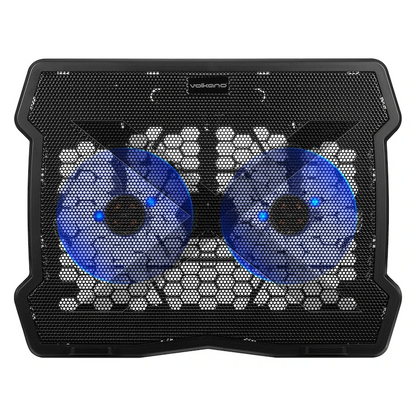 Volkano Polar Series 15" Dual Fan Notebook Cooling Stand | VK-20291-BK
