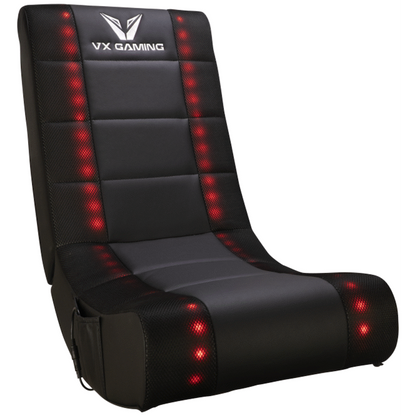 VX Gaming Electra Series Rocking Gaming Chair with LED lights | VX-193-LED-CF