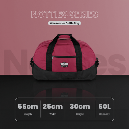 Volkano Notties Weekender Duffle 50l - Red/Black | VK-7029-RDBK