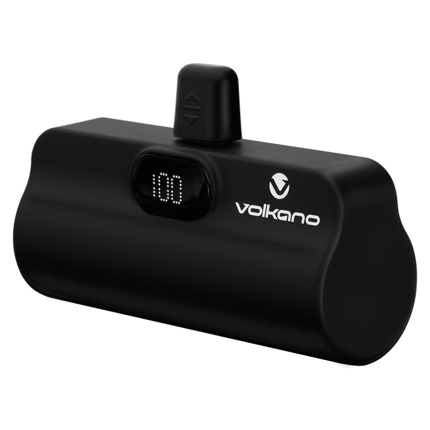 Volkano Relief Pro Power Bank - 5000mAh Type-C Direct Plug-In | VK-9027-BK[V2]