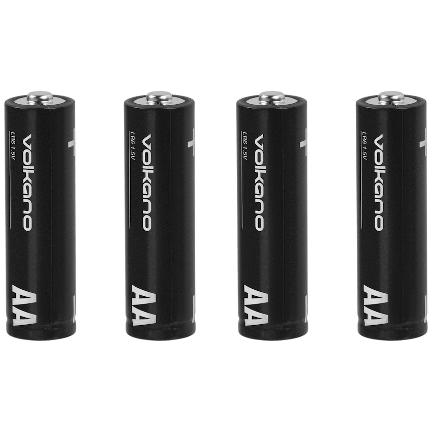 Volkano Extra series Alkaline Batteries AA pack of 4 | VK-8100-BL