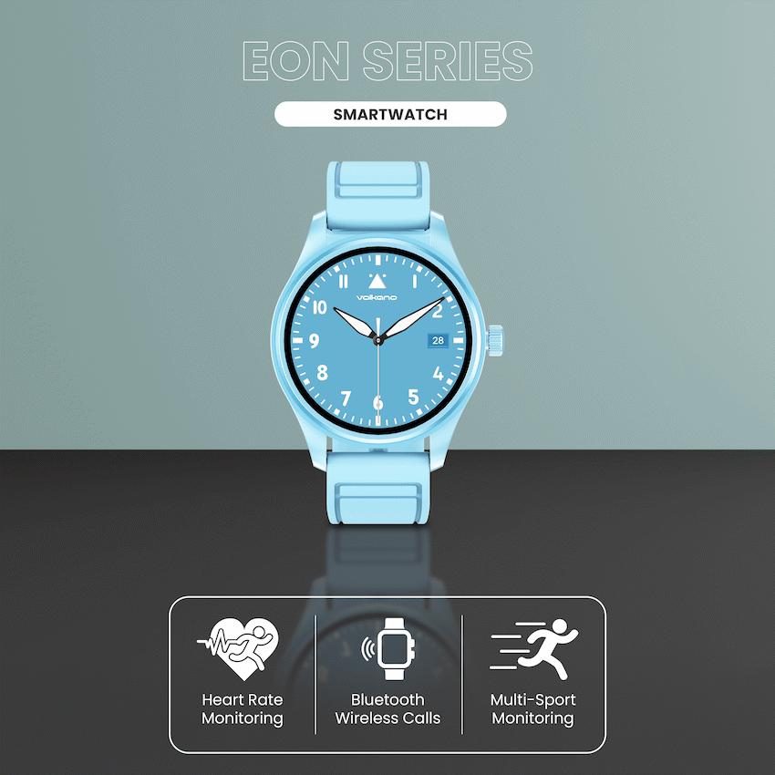 Volkano Eon Series Smartwatch - Light Blue | VK-5110-BL