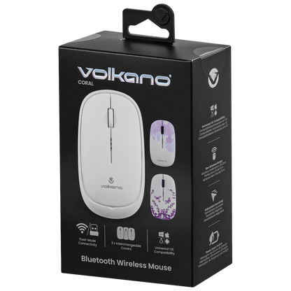Volkano Coral series Bluetooth Wireless Mouse - White | VK-20304-WT