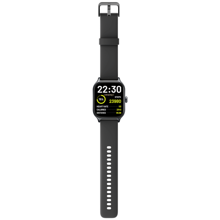 VolkanoX Kronis Series GPS Smartwatch - Black | VKX-5025-BK