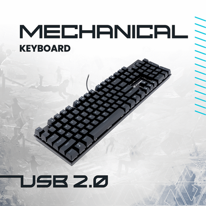 VX Gaming Floki RGB Full Mechanical Keyboard | VX-230-BK