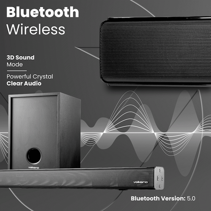 Volkano Turbulent Series 80w 2.1 Soundbar | VK-3905-2.1[V3]