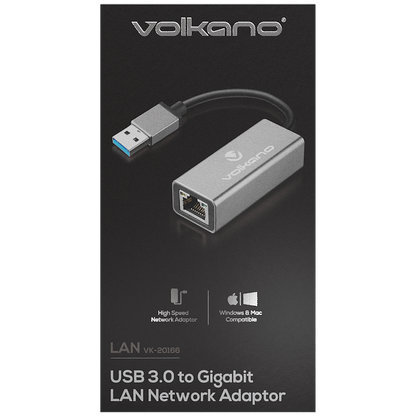 Volkano Lan Series USB 3.0 to Gigabit LAN Network Adaptor | VK-20166-GM