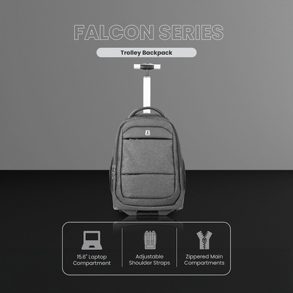 Volkano Falcon Trolley - Black Charcoal | VK-7133-CH