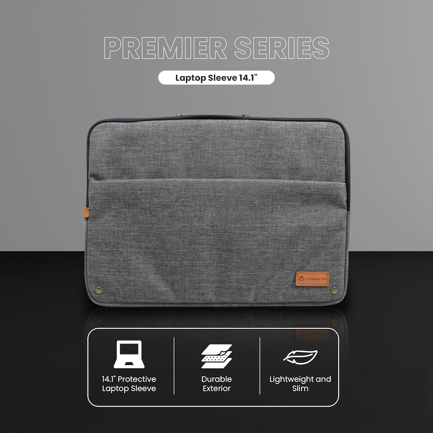 Volkano Premier Series Laptop Sleeve 14.1" | VK-7020-BK14.1