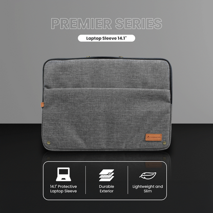 Volkano Premier Series Laptop Sleeve 14.1" | VK-7020-BK14.1