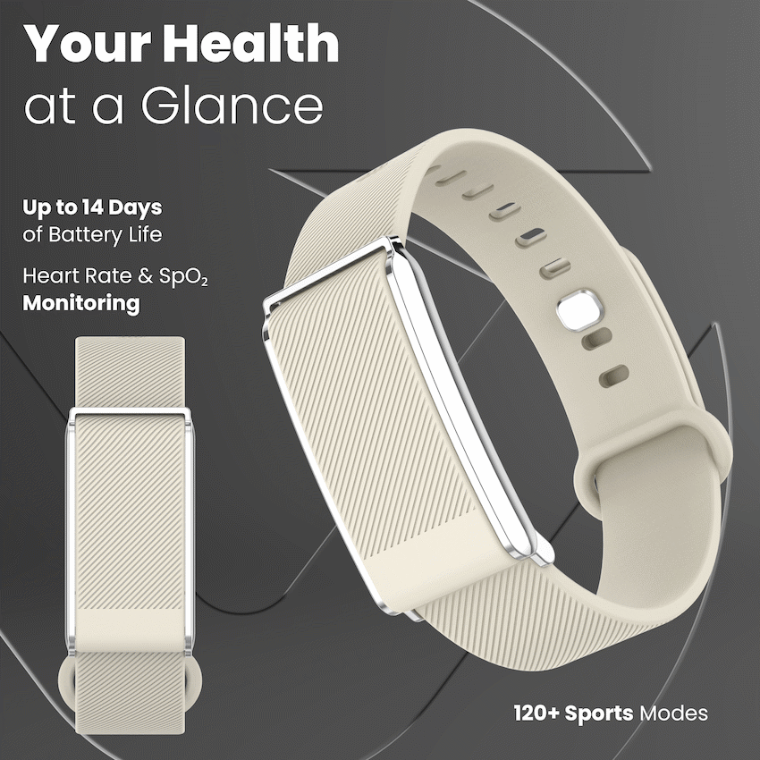 Volkano Vida Series Smart Band - Beige | VK-5101-BG