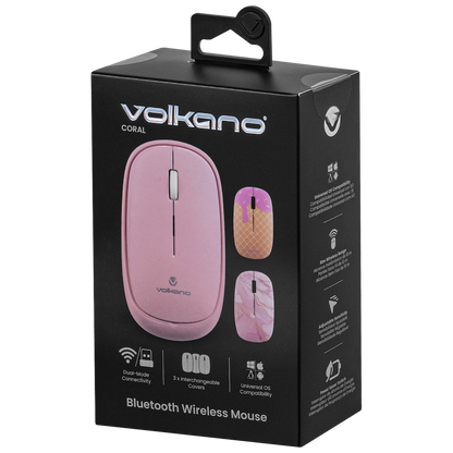 Volkano Coral series Bluetooth Wireless Mouse - Pink | VK-20304-PK