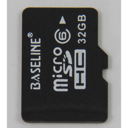 Baseline 32GB MicroSDHC Class 10 Memory Card with SD Adapter | BLRP-MC32GB