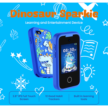 Dinosaur Sparkie - Learning and Entertainment Device | VK-7415-BL