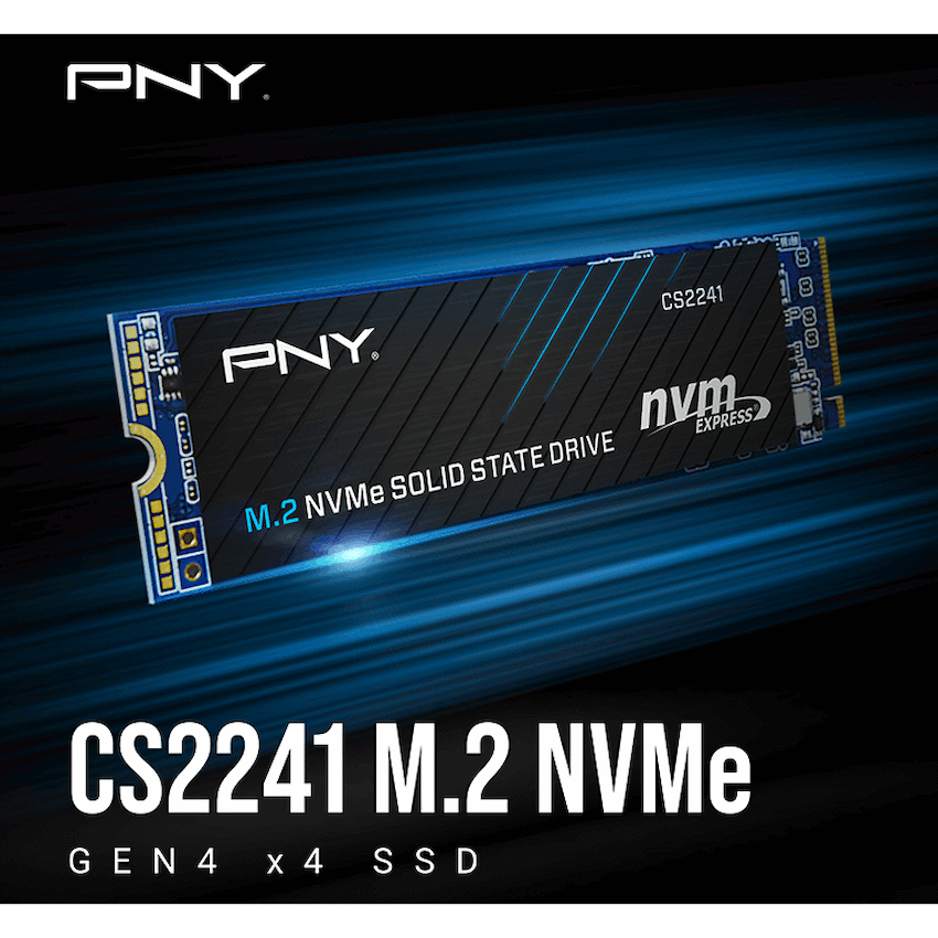 PNY CS2241 1TB M.2 2280 PCIe Gen4 x4 NVMe Internal Solid State Drive | M280CS2241-1TB-RB