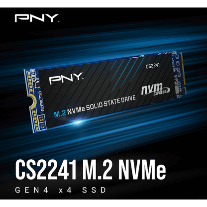 PNY CS2241 1TB M.2 2280 PCIe Gen4 x4 NVMe Internal Solid State Drive | M280CS2241-1TB-RB
