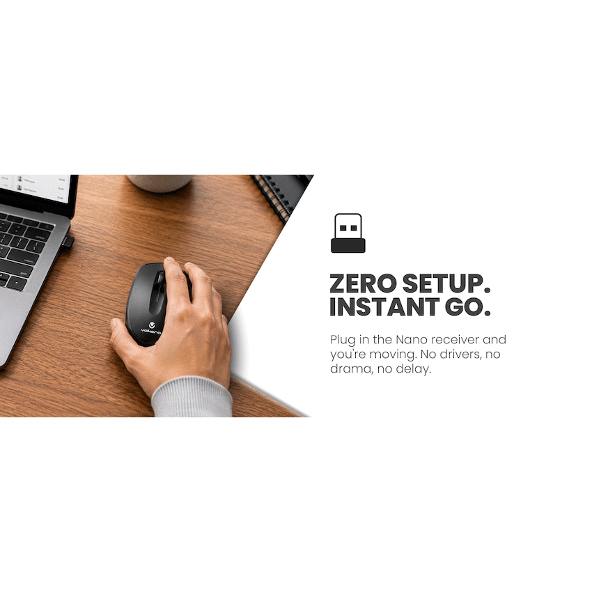 Volkano Focus Series Wireless Mouse | VK-20194-BK